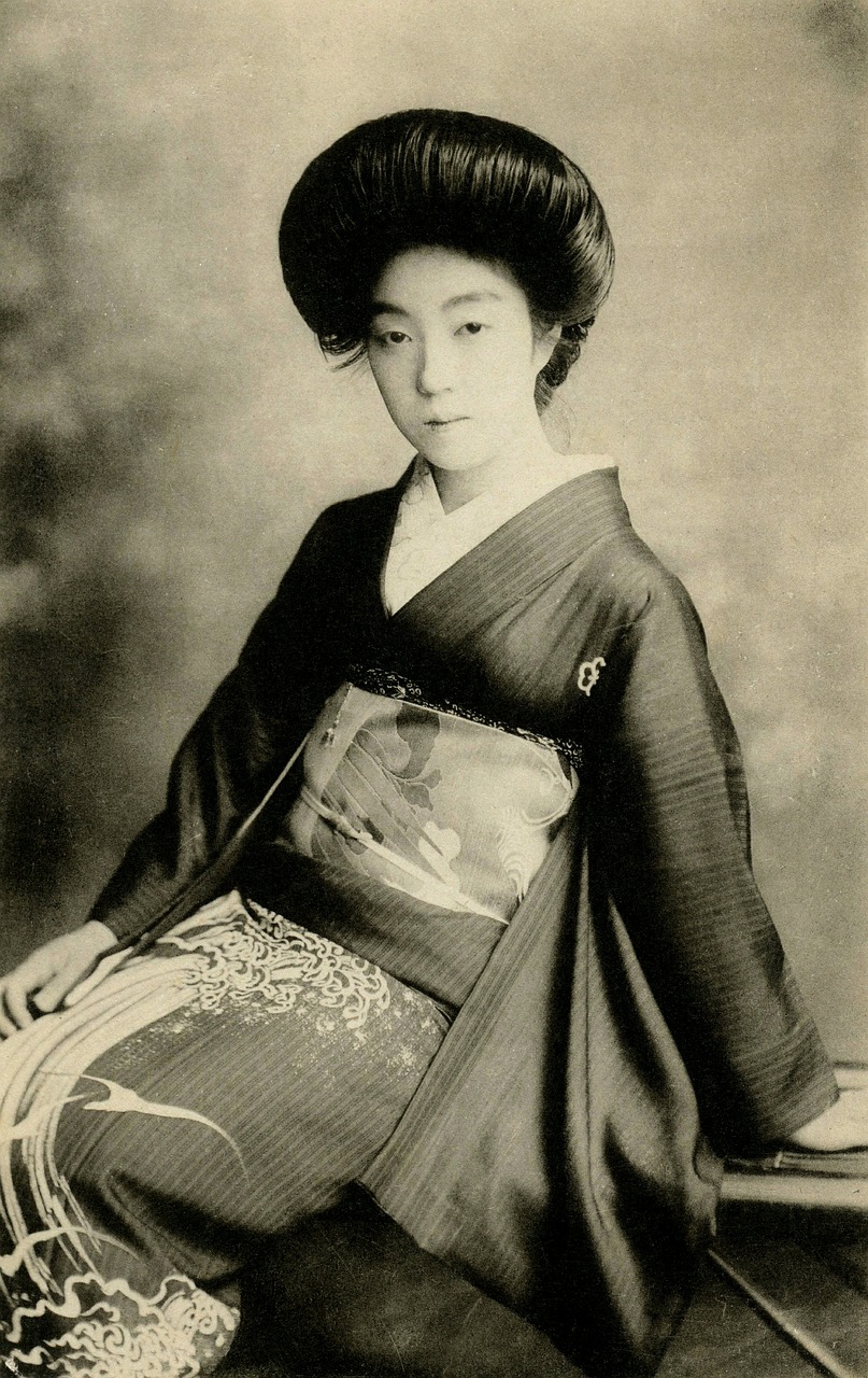 geisha retro vintage free photo