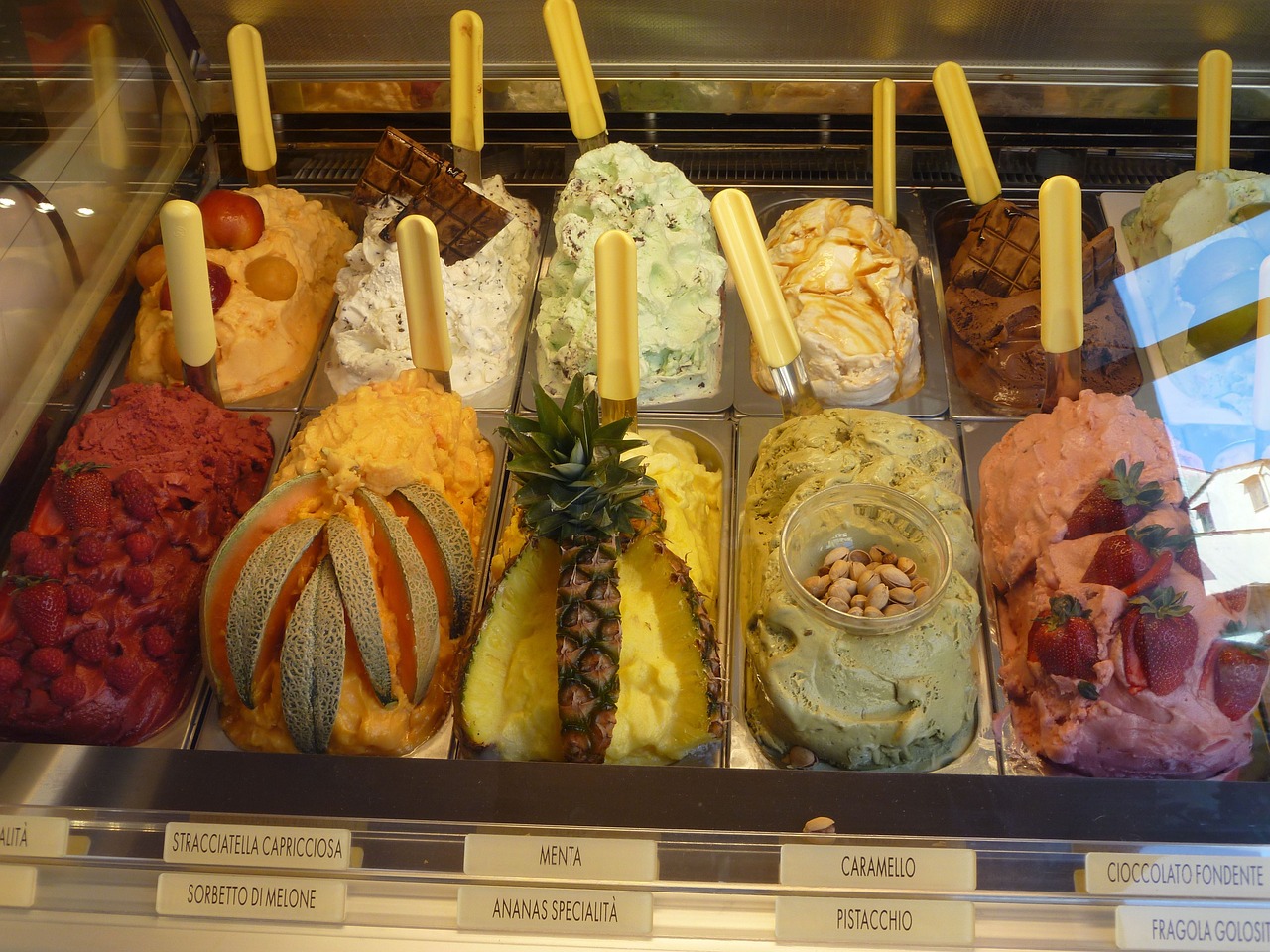 gelato fruit italy free photo