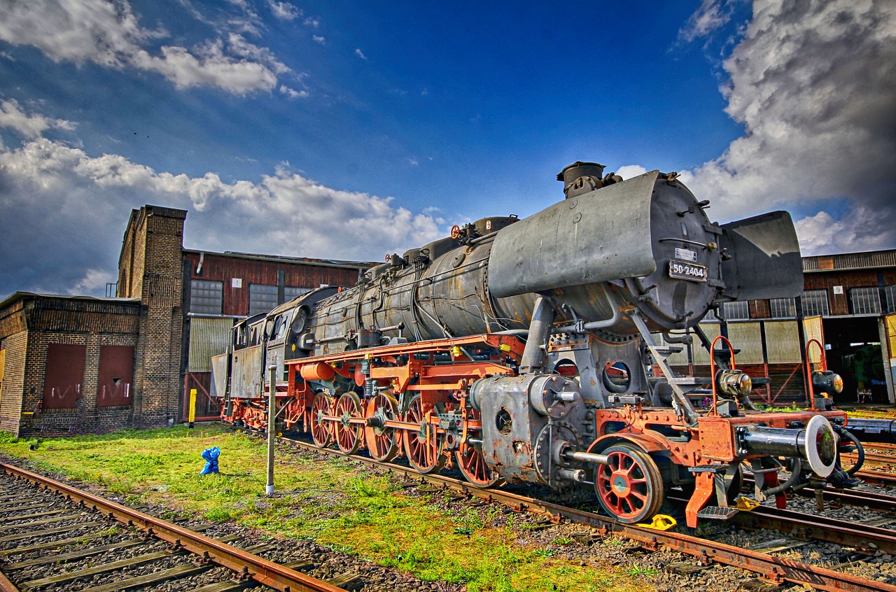 gelsenkirchen ring lokschuppen steam locomotive free photo