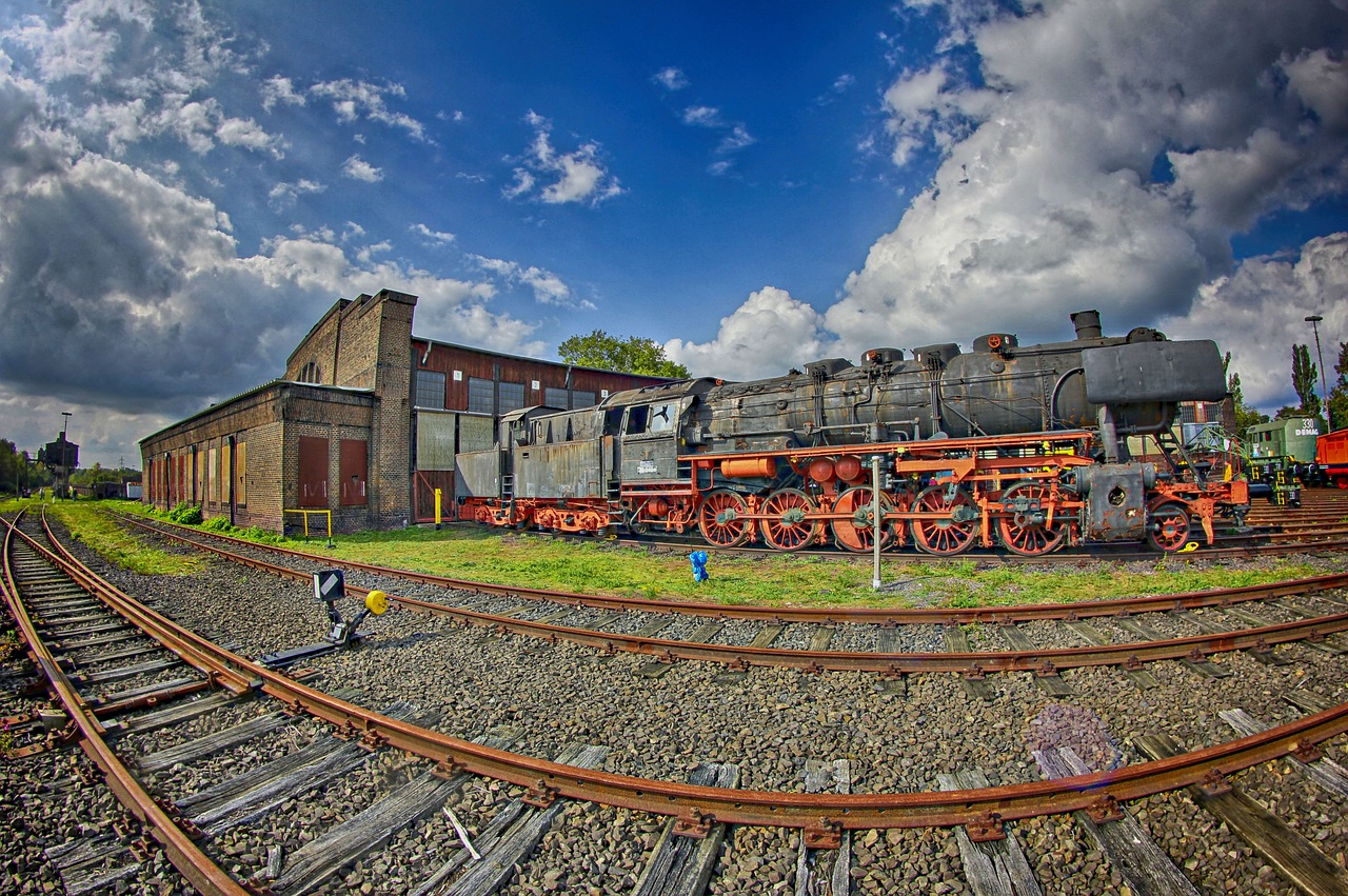 gelsenkirchen ring lokschuppen dampflok railroad free photo