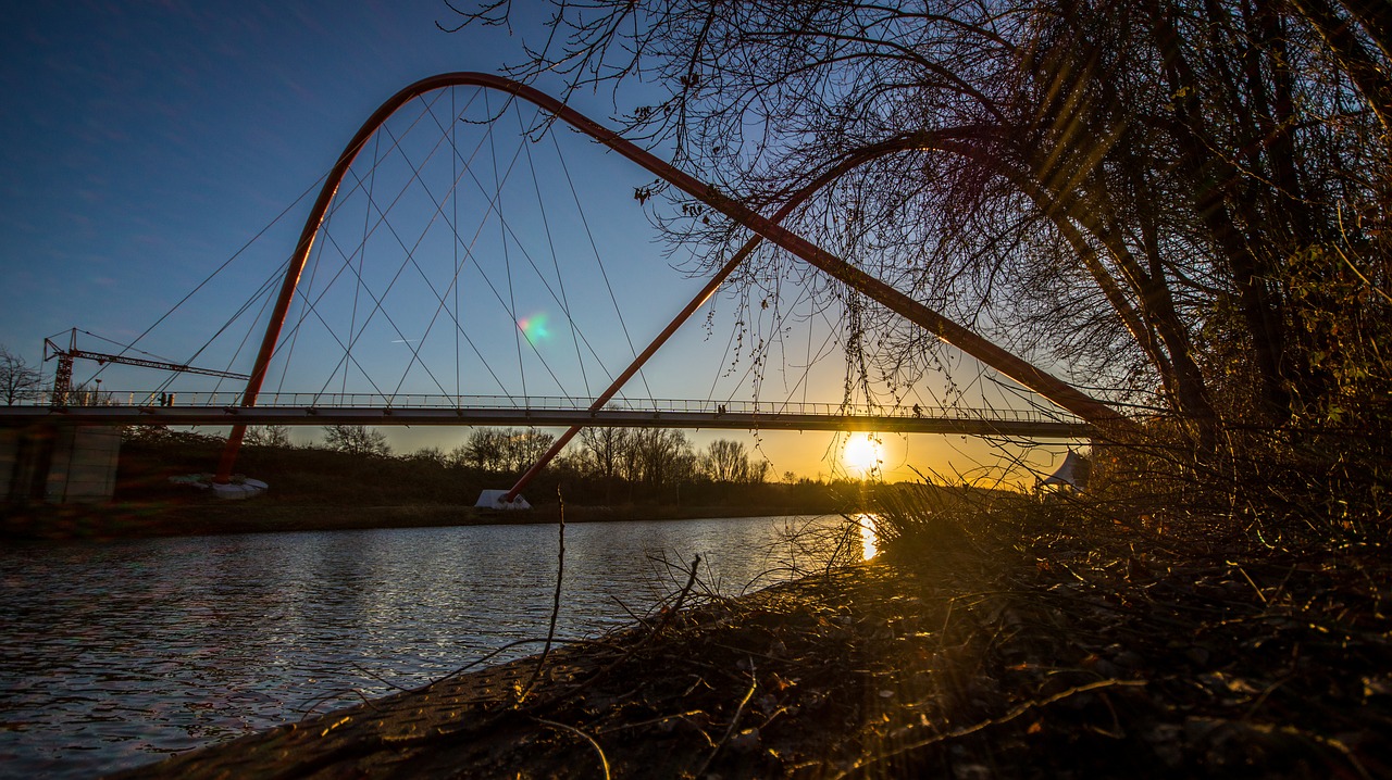 gelsenkirchen nordstern bridge nordsternpark free photo