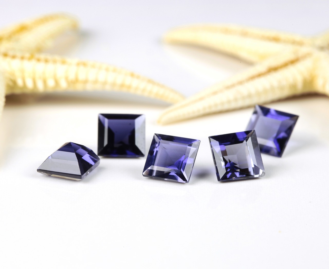 gem  square  blue free photo