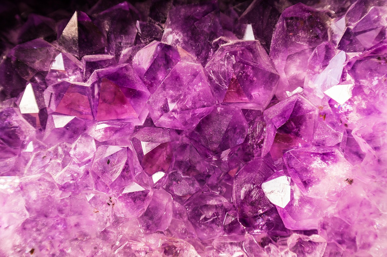 gem amethyst semi precious stone free photo