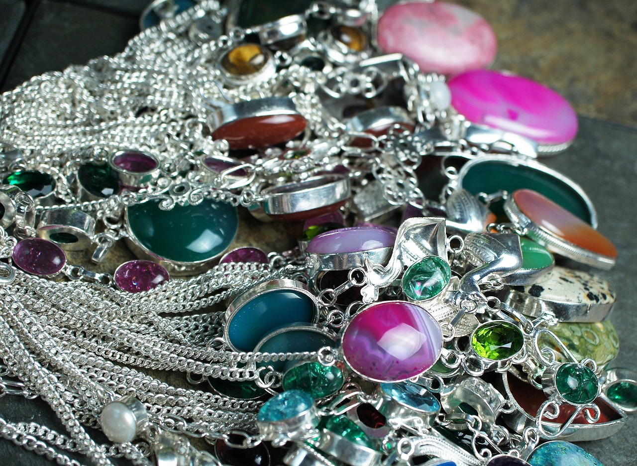 gemstone necklaces chokers free photo