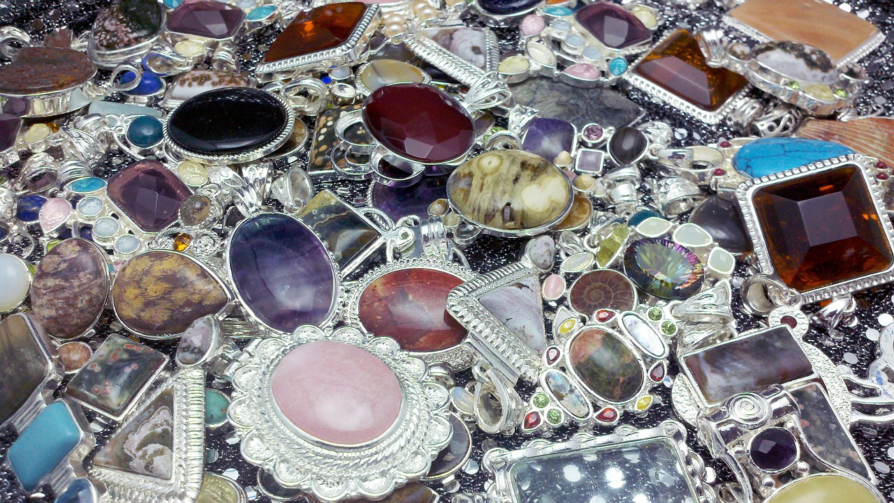 gemstones pendants jewelry free photo