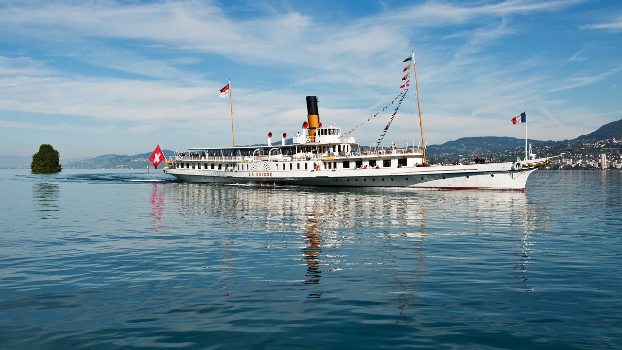 geneva lake switzerland free photo