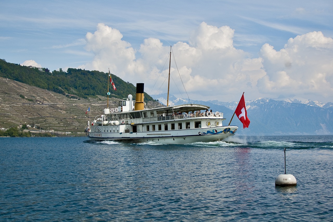 geneva lake switzerland free photo