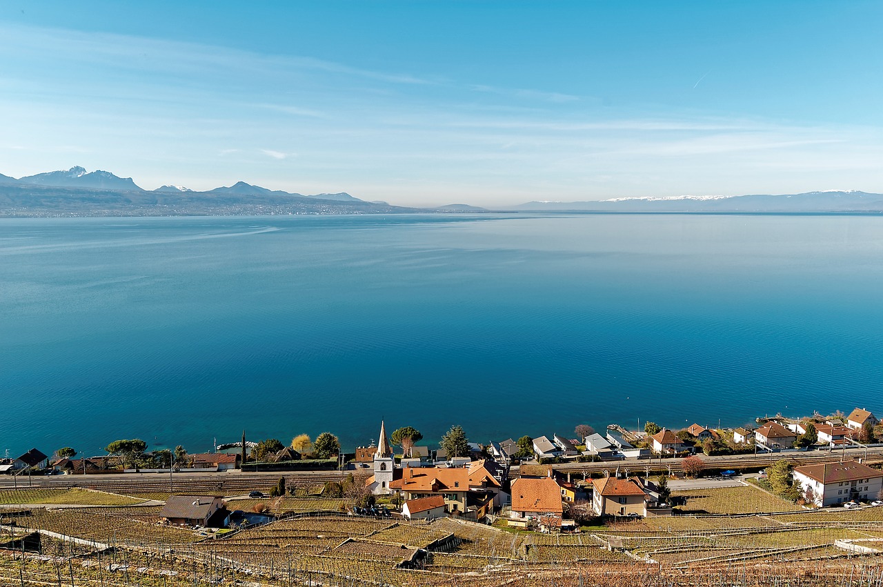 geneva lake vaud free photo