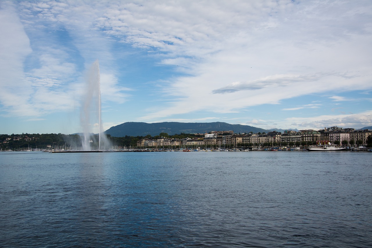 geneva fountain places of interest free photo