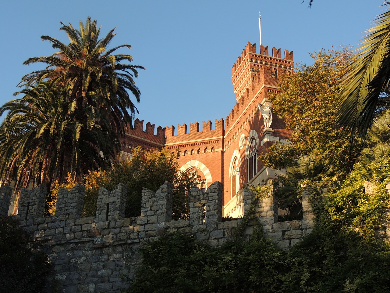 genoa castle albertis exterior free photo