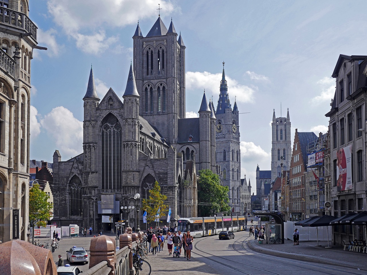 gent sint niklaaskerk stadtmitte free photo