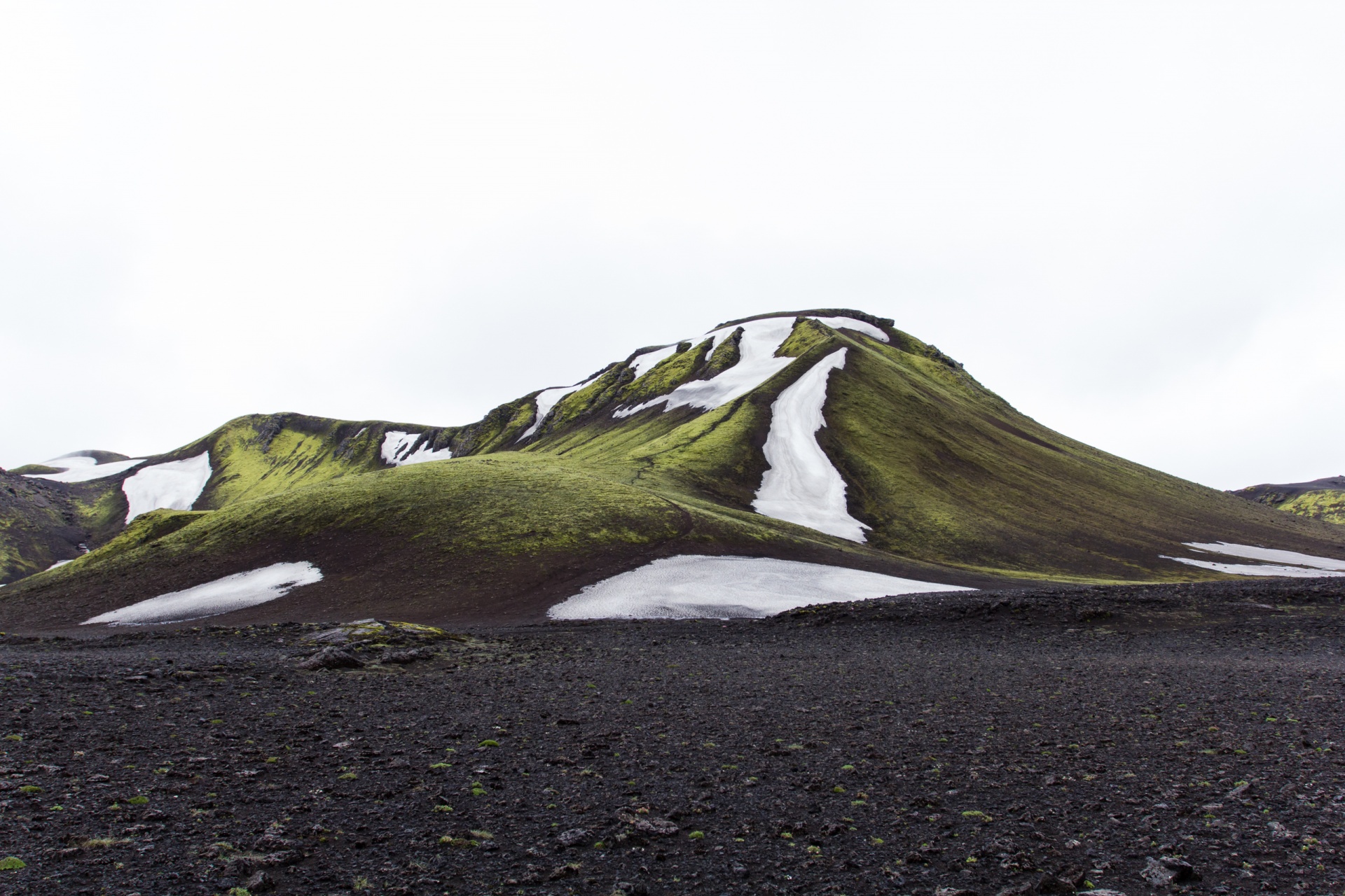 iceland volcano landscape free photo