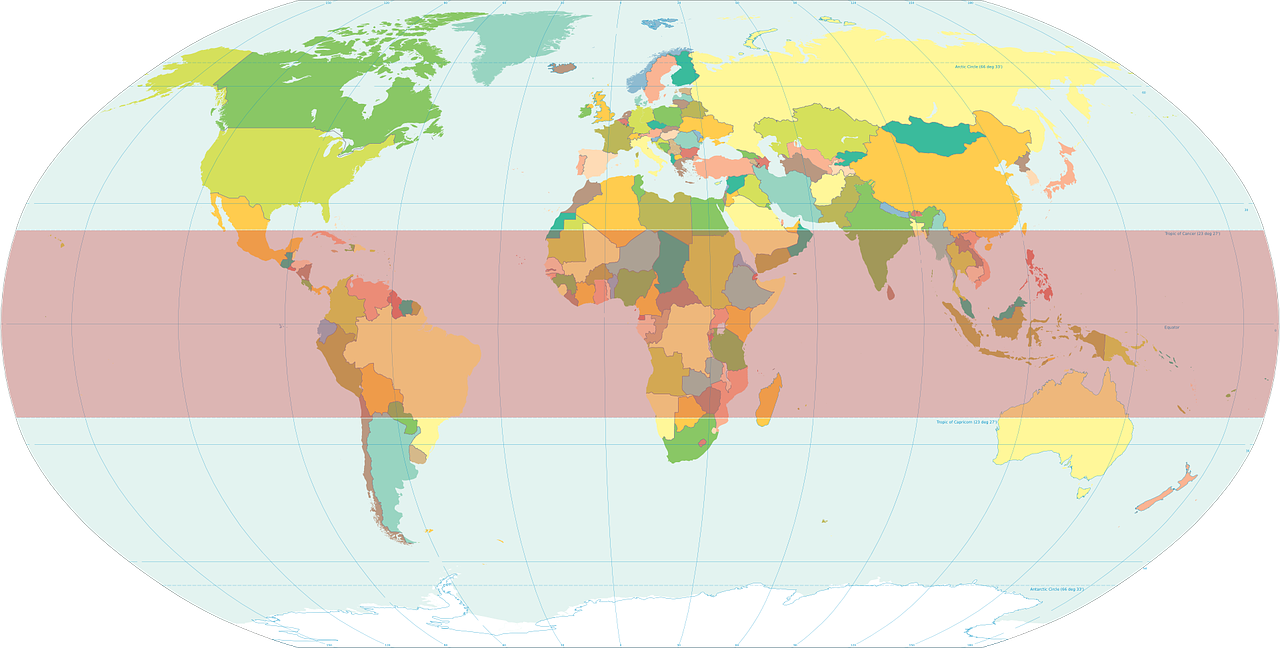 geography map world free photo