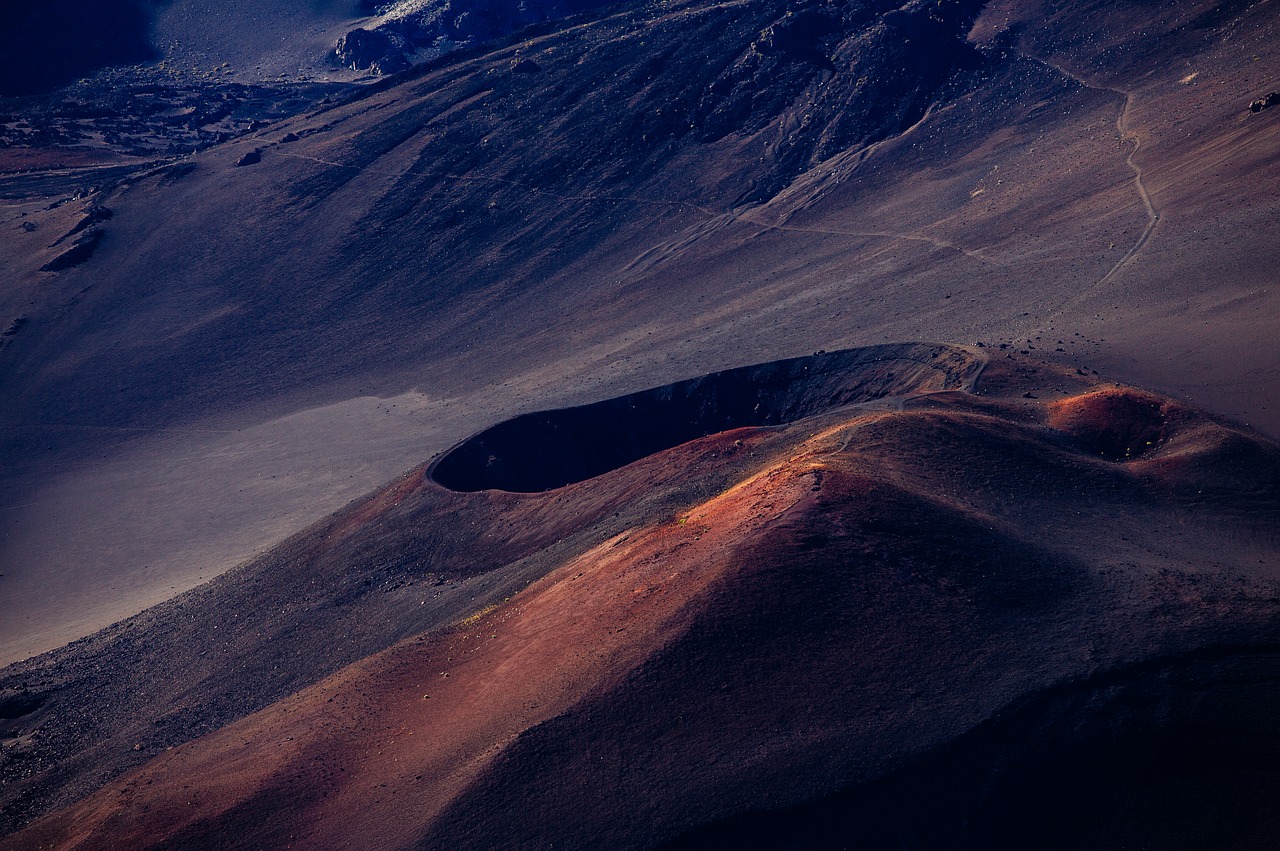 geology haleakala landscape free photo