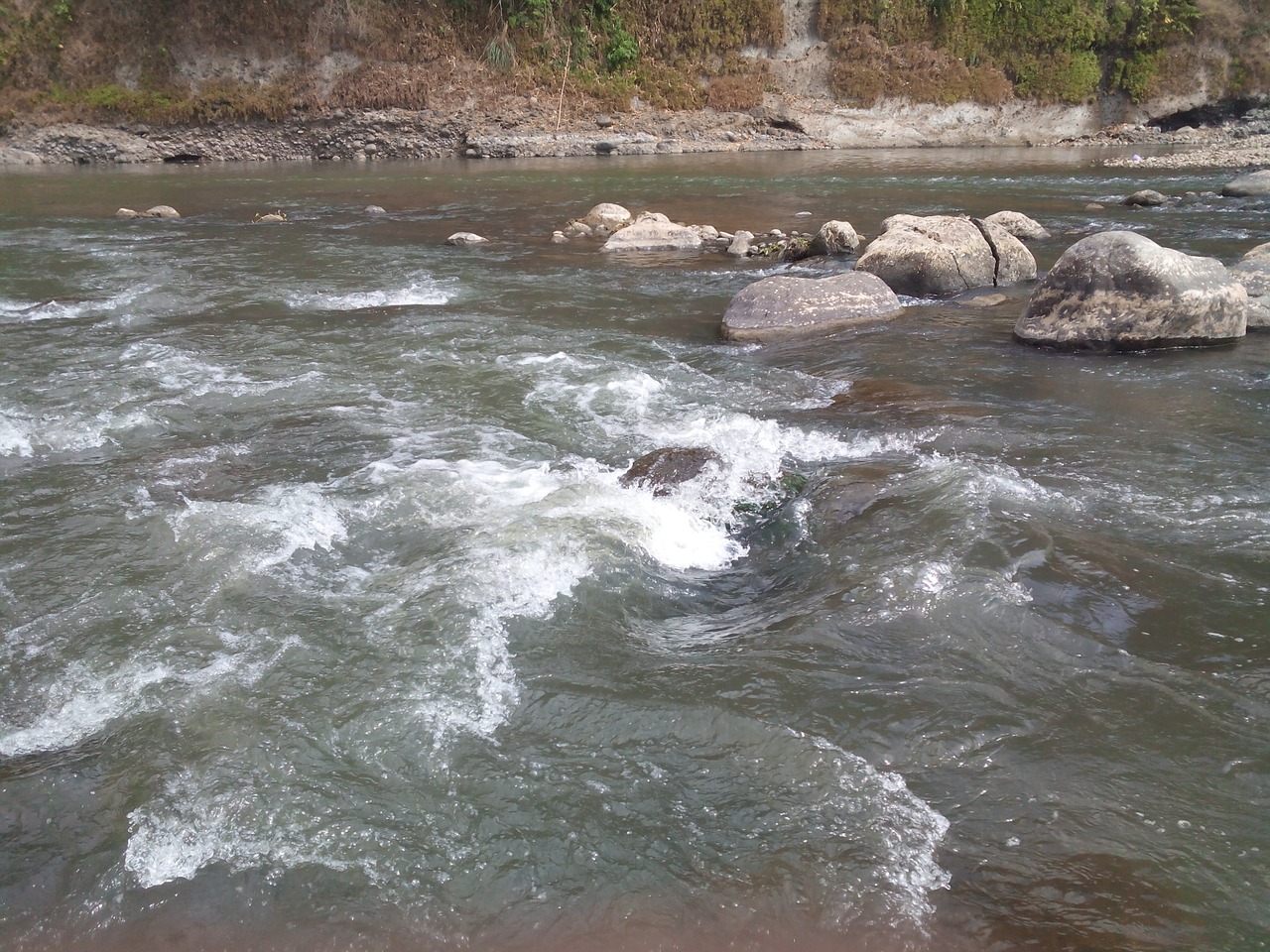 river water stream waves free photo