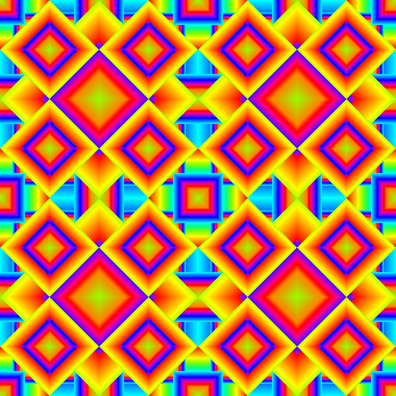 geometric colorful tile free photo