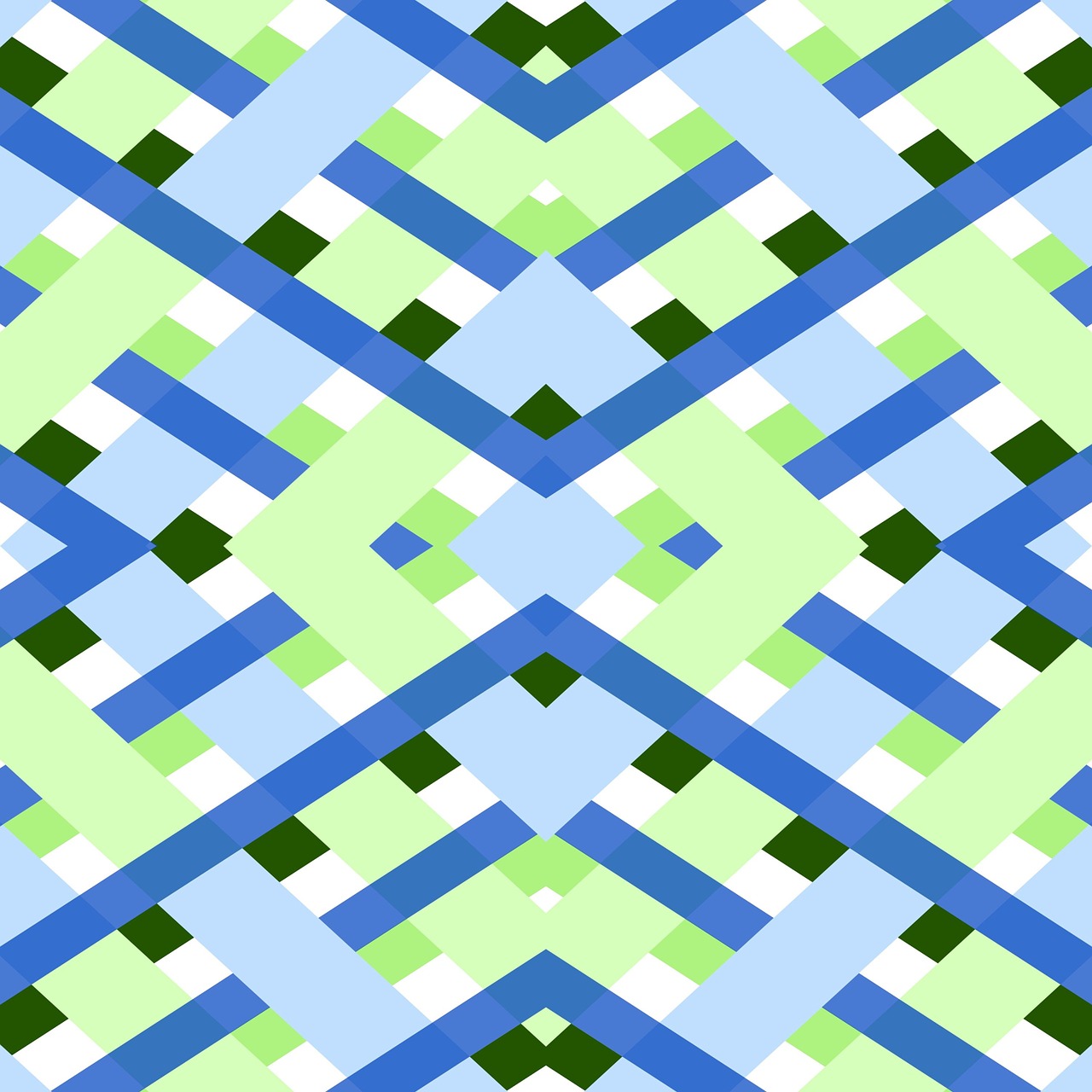 geometric gingham merged free photo