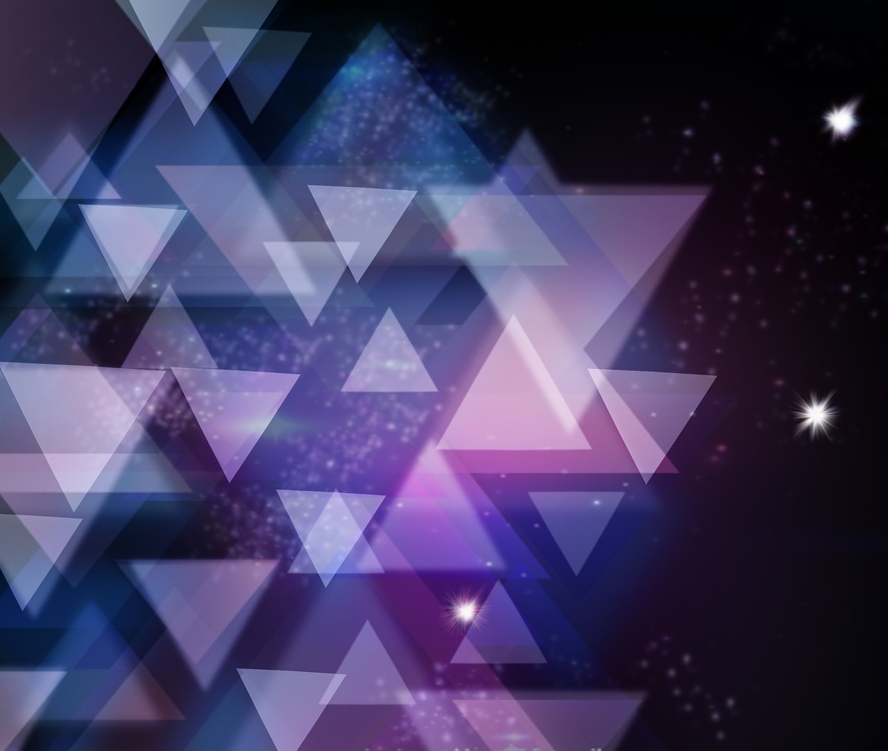 geometric triangle design free photo