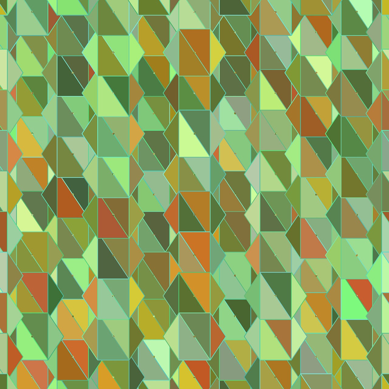 geometric green triangles free photo