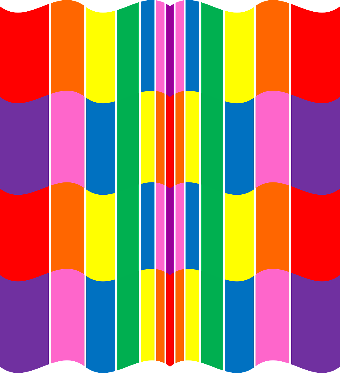 geometric rainbow pattern free photo