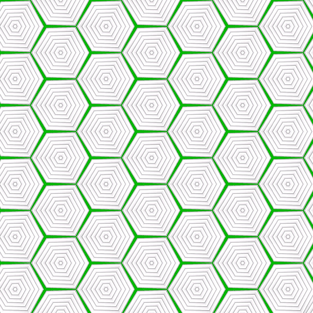 geometric beehive pattern green free photo