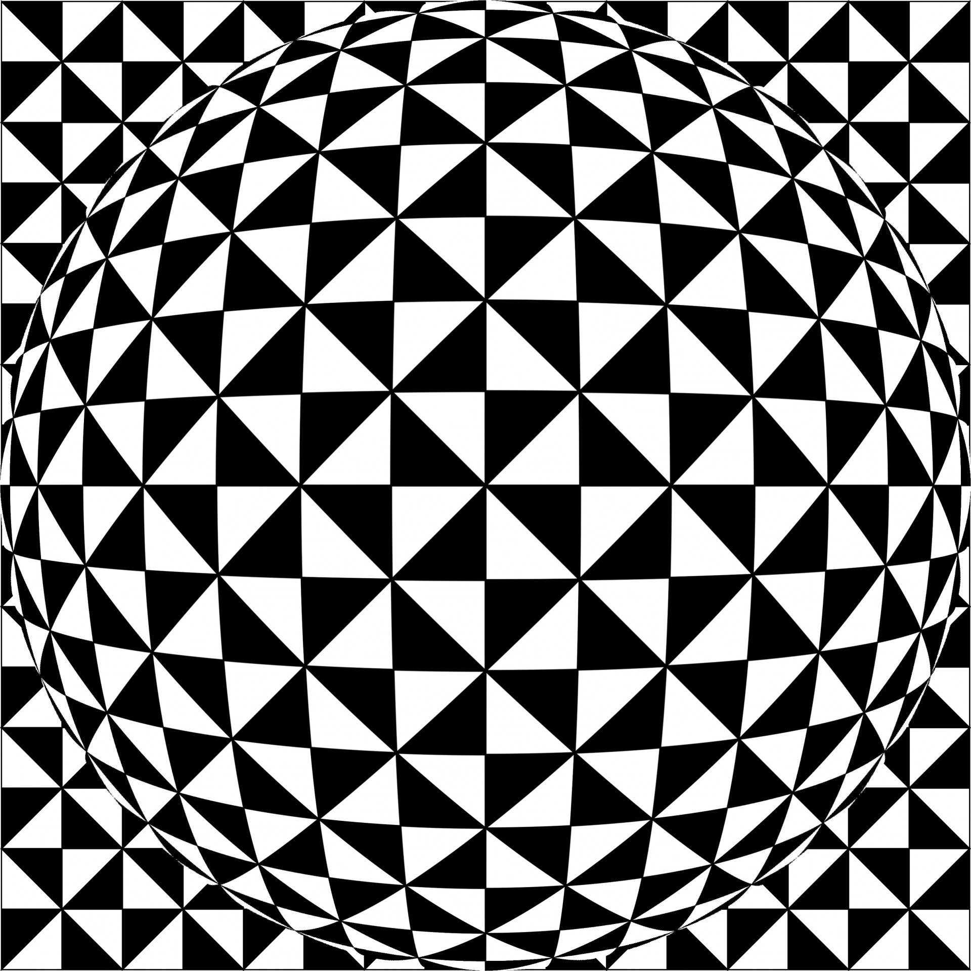geometric sphere black free photo