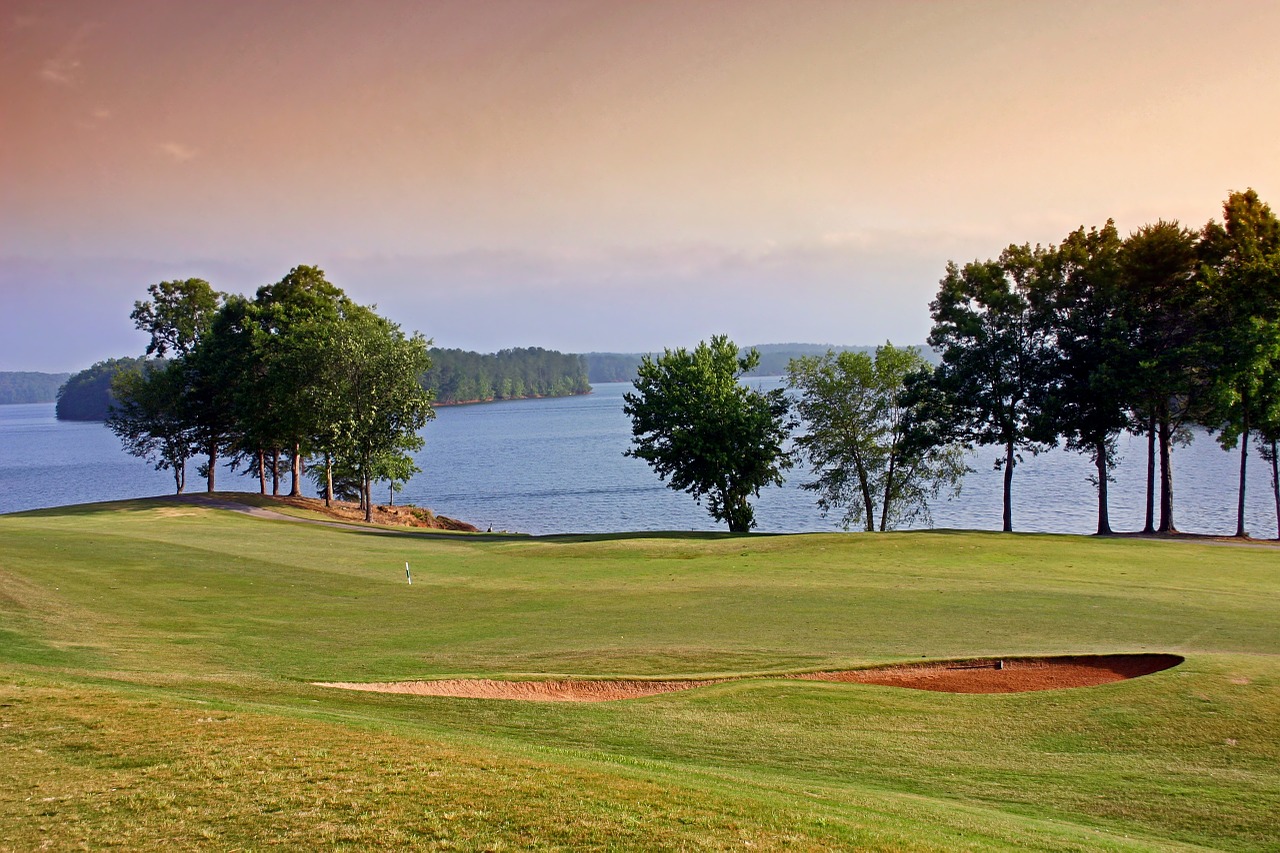 georgia golf course lake free photo