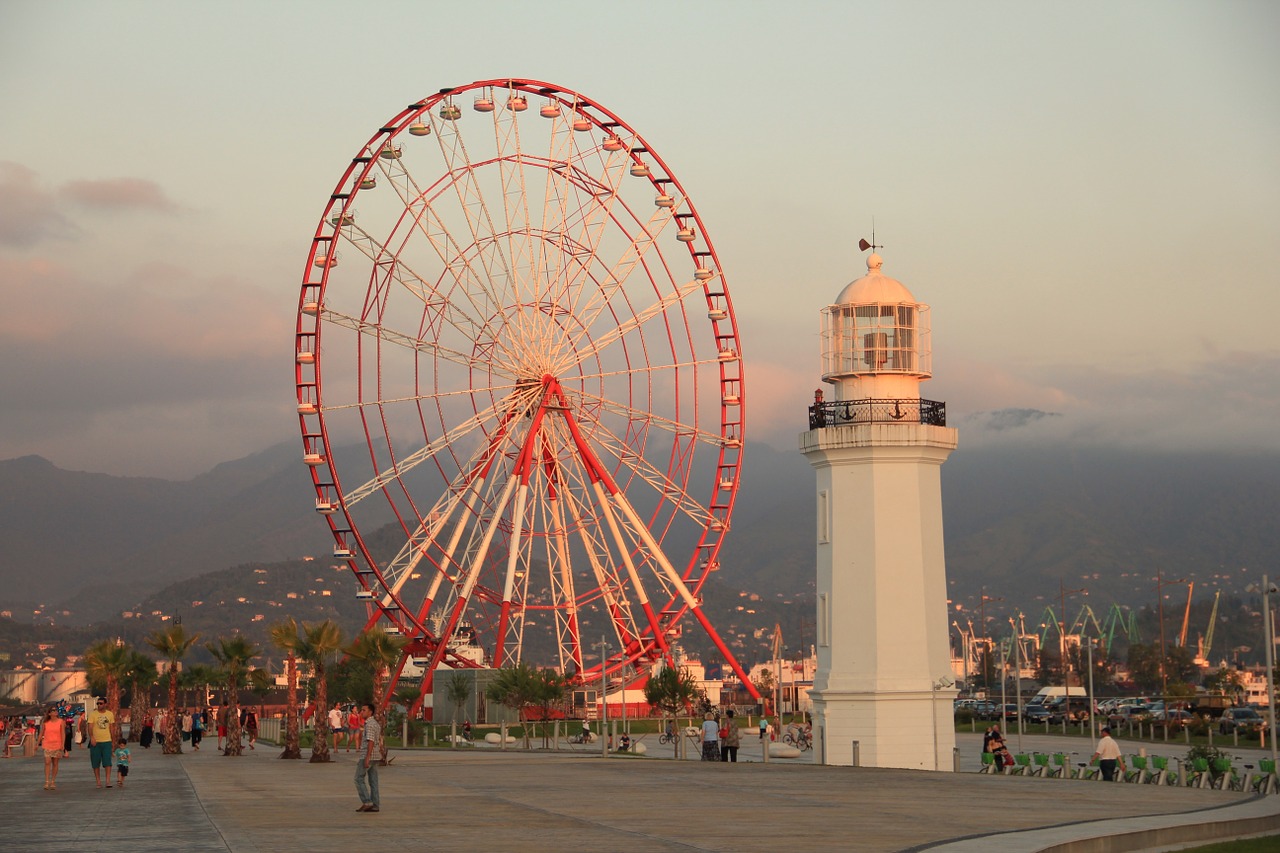 georgia batumi sunset free photo