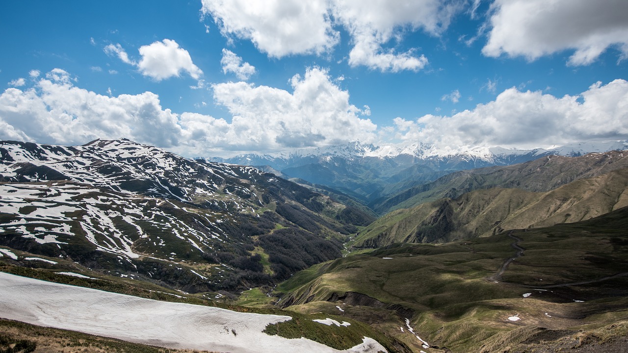 georgia caucasus mountains free photo