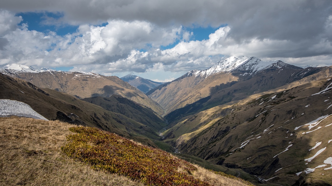 georgia caucasus mountains free photo