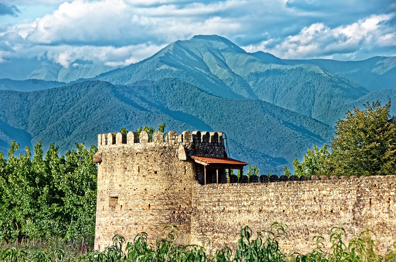 georgia  the monastery of alaverdi  monastery free photo