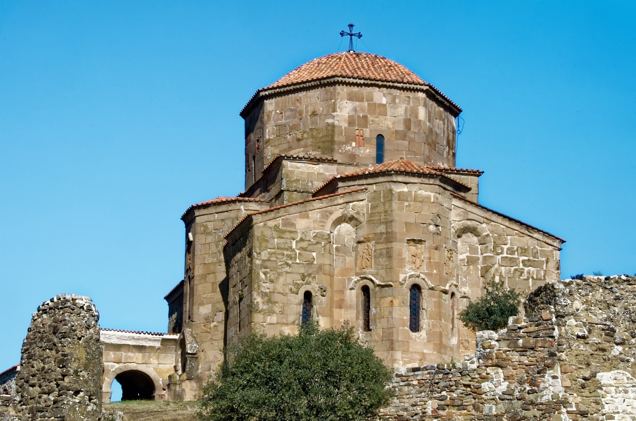 georgia  monastery of jvari  mtskheta free photo