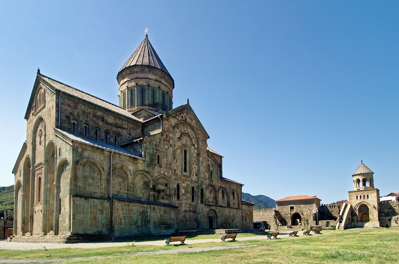 georgia  mtskheta  svetitskhoveli cathedral free photo