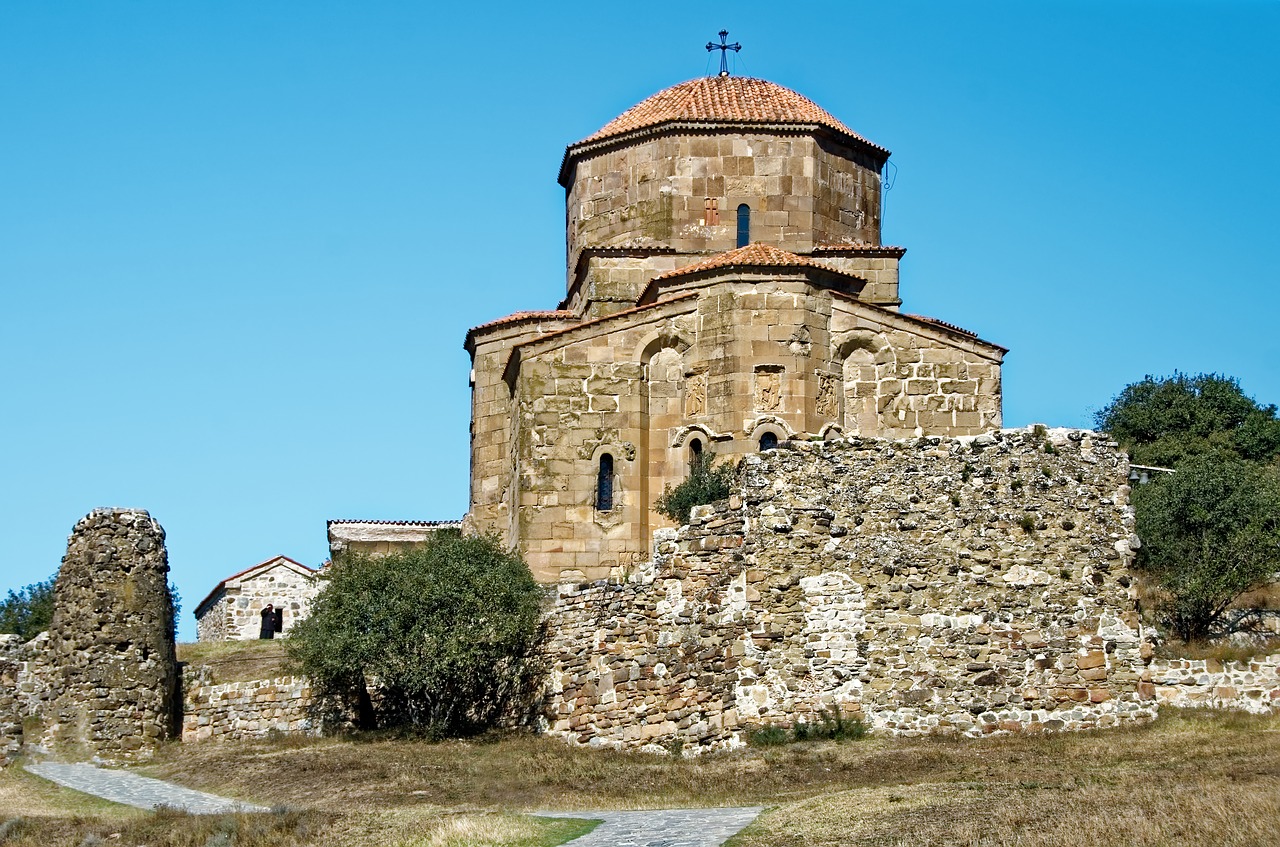 georgia  monastery of jvari  mtskheta free photo