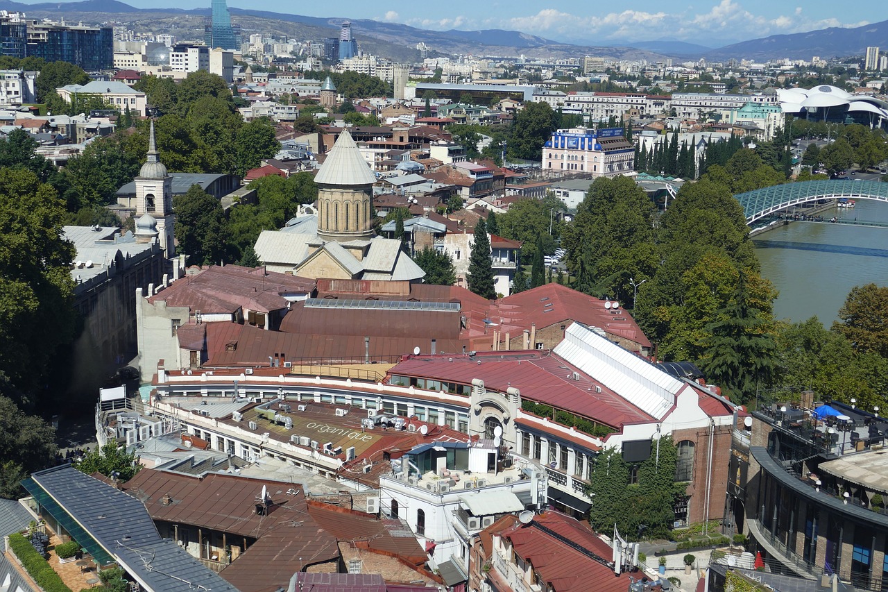 georgia  tbilisi  capital free photo