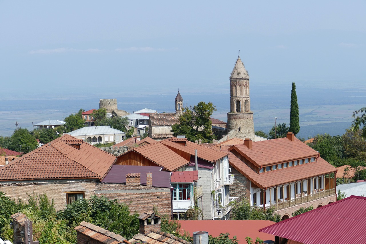 georgia  sighnaghi  historic center free photo