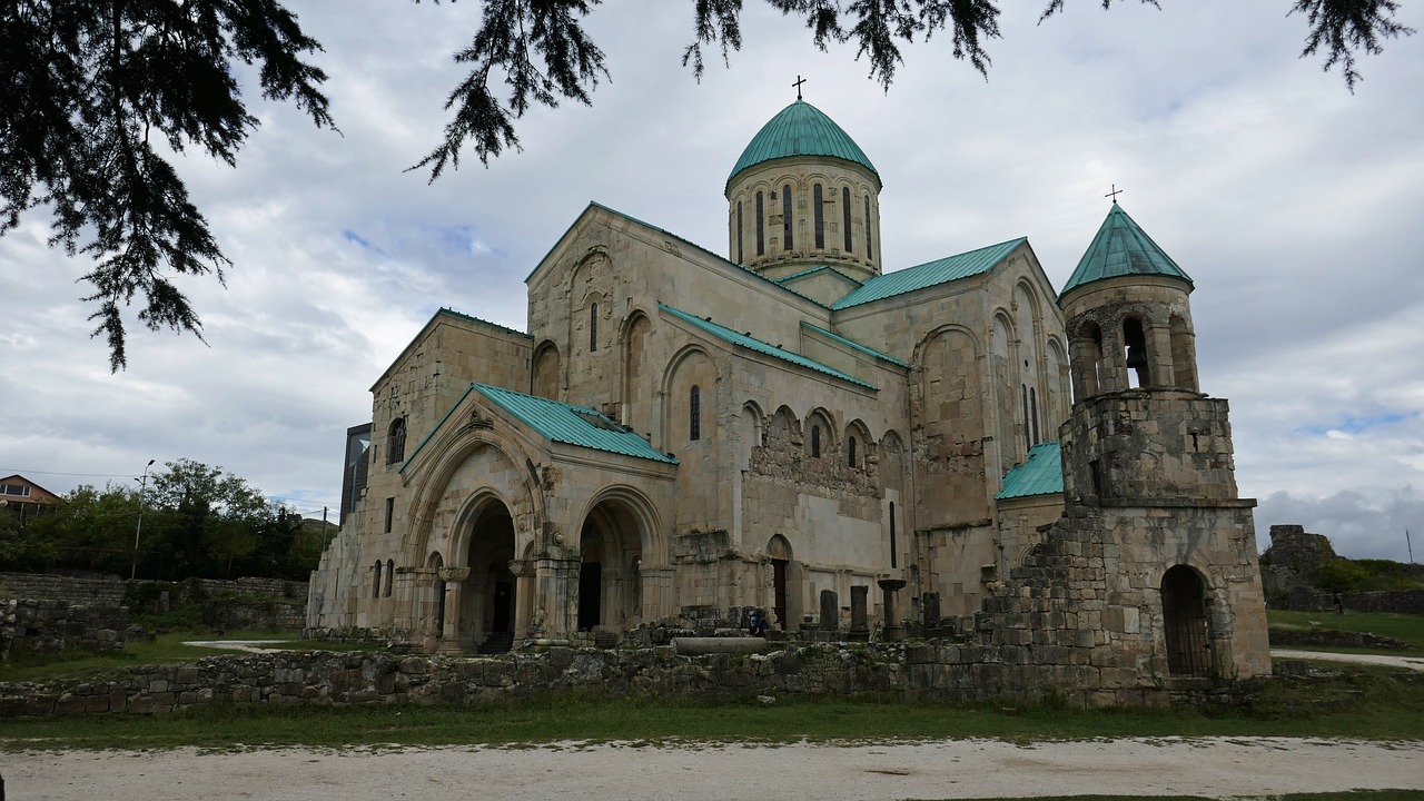 georgia  bagrati cathedral  kutaisi free photo