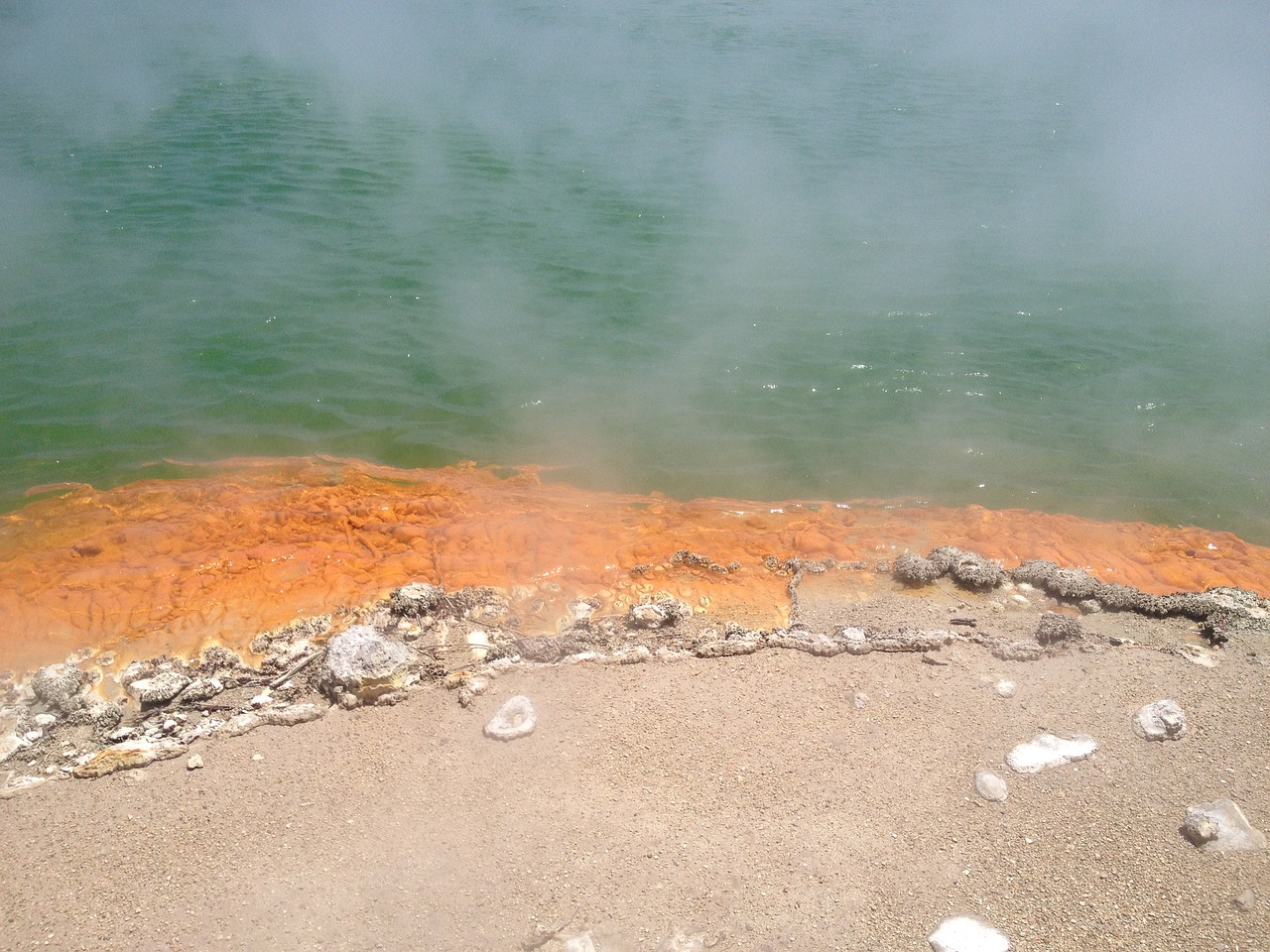 geothermal waiotapu volcanic free photo