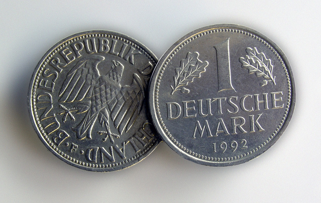 german mark money coins free photo