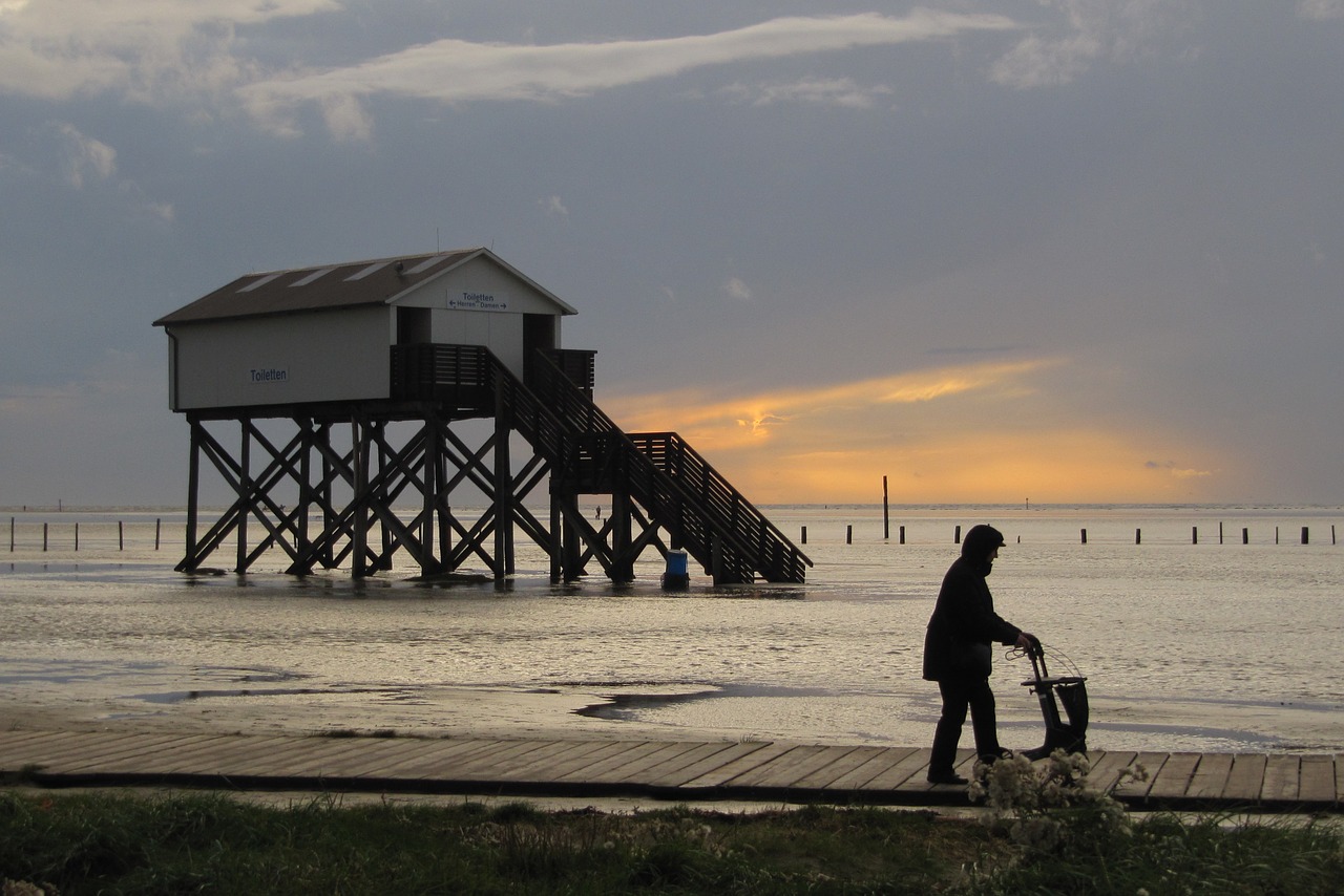 saint peter ording germany north sea free photo