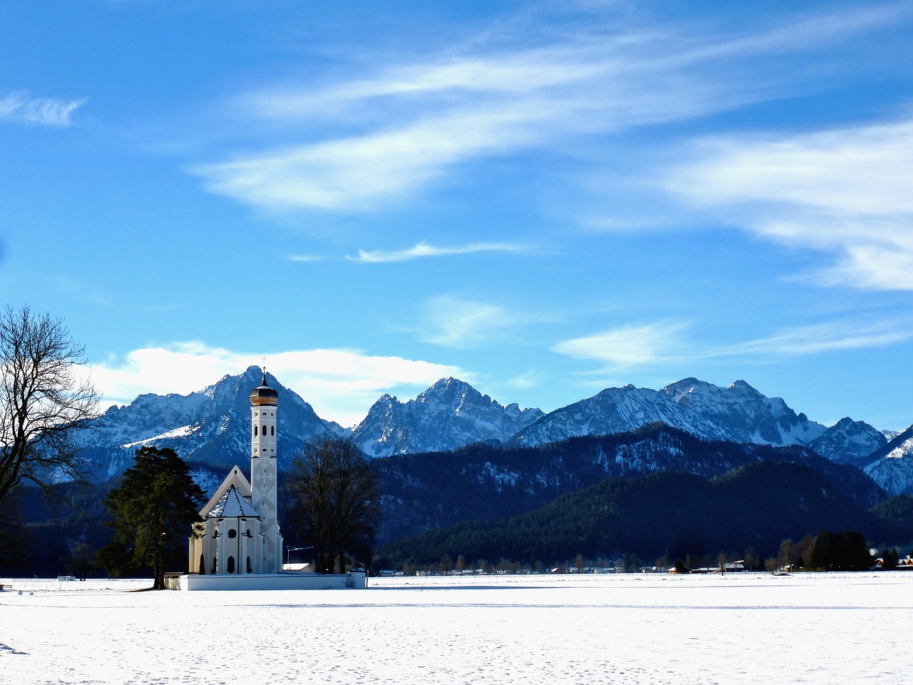 germany church landscape free photo