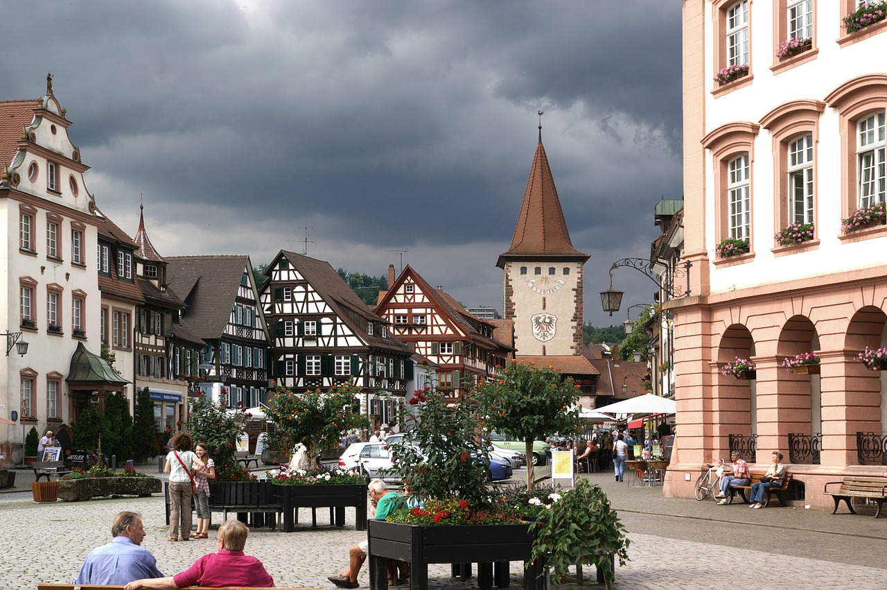 germany black forest storm clouds free photo