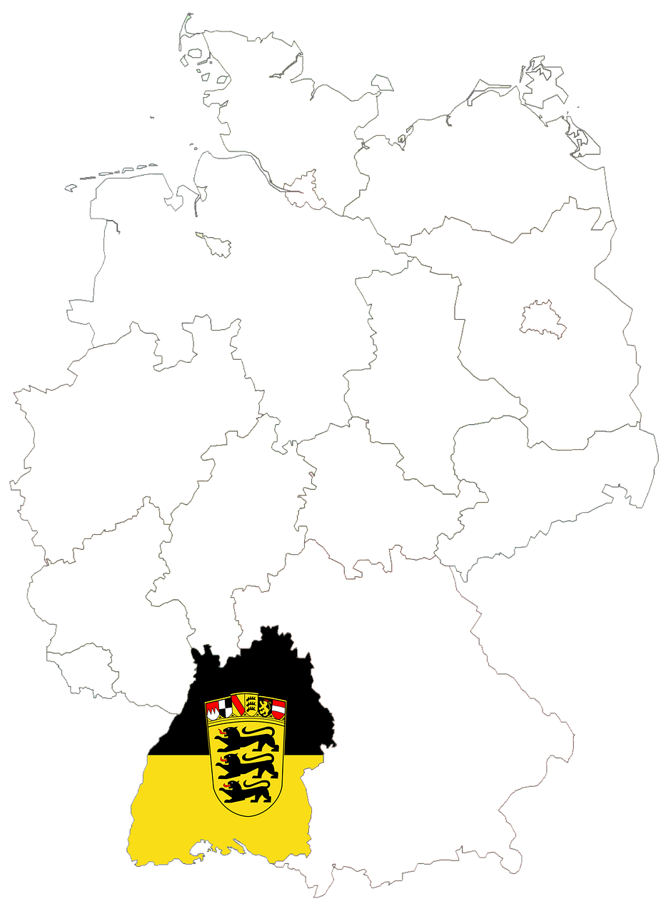 germany germany map regions free photo