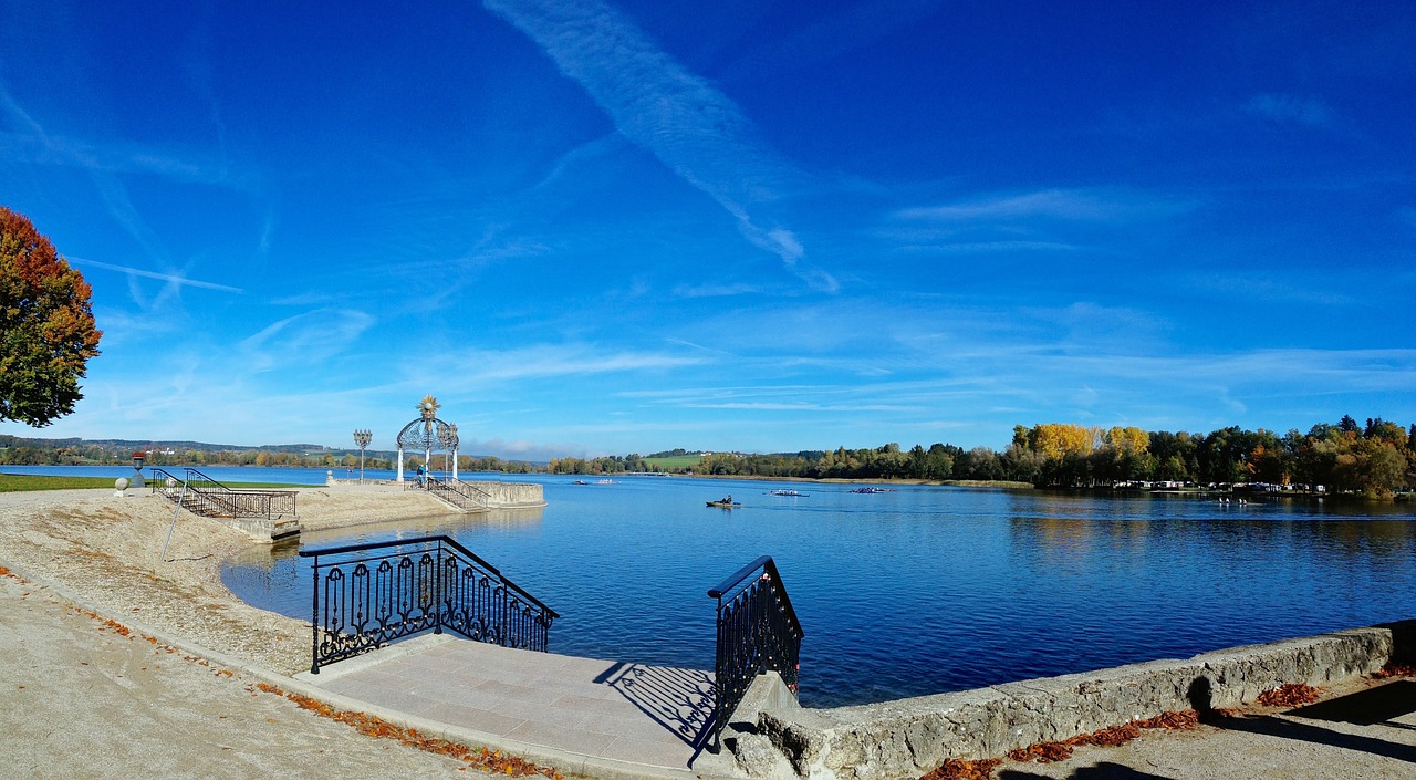 germany w beijing lake blue sky free photo