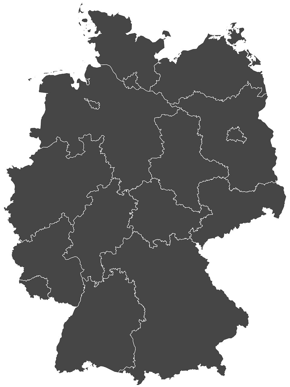 germany silhouette regions free photo