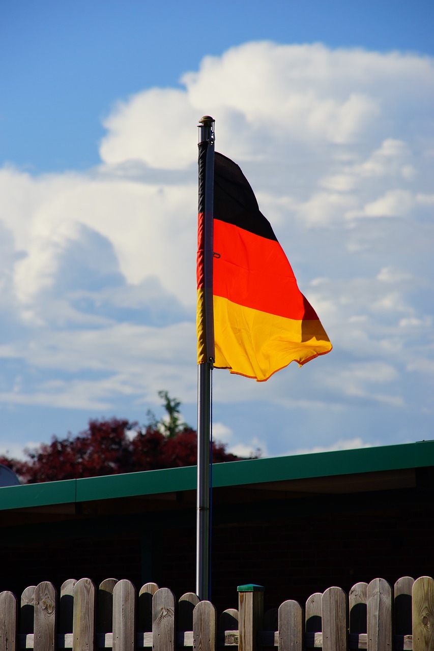 germany flag fabric free photo