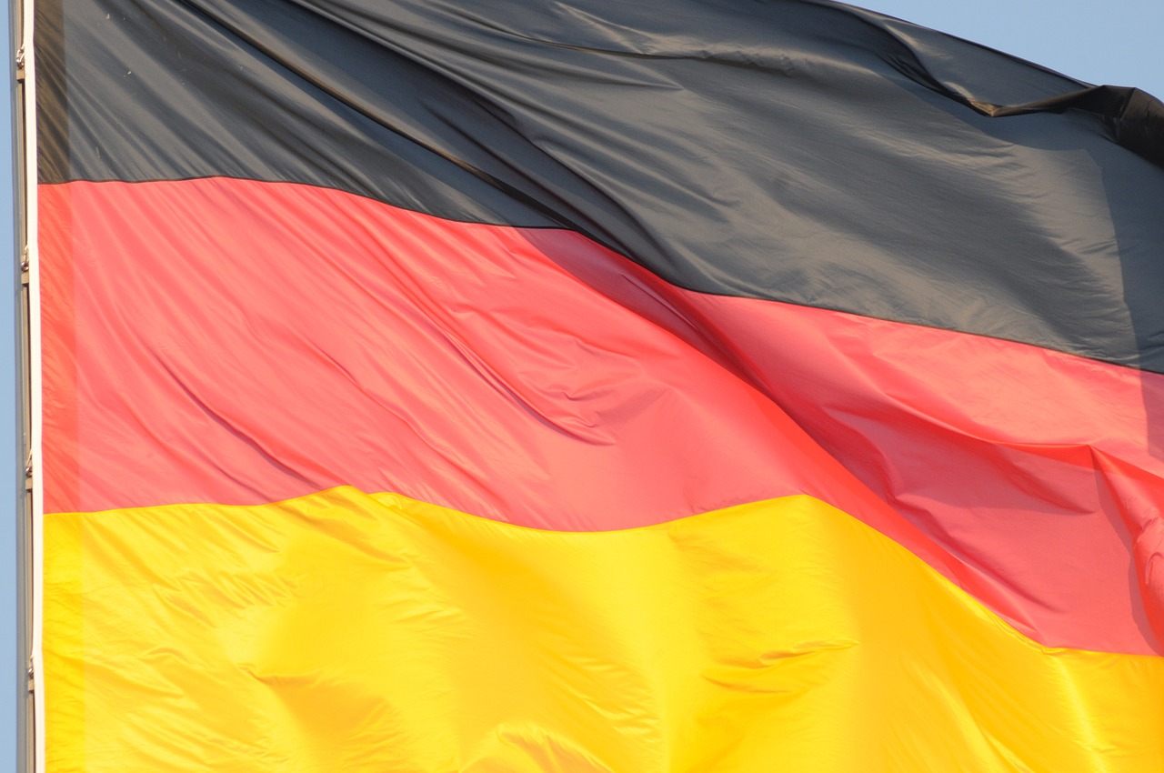 germany flag black red gold free photo