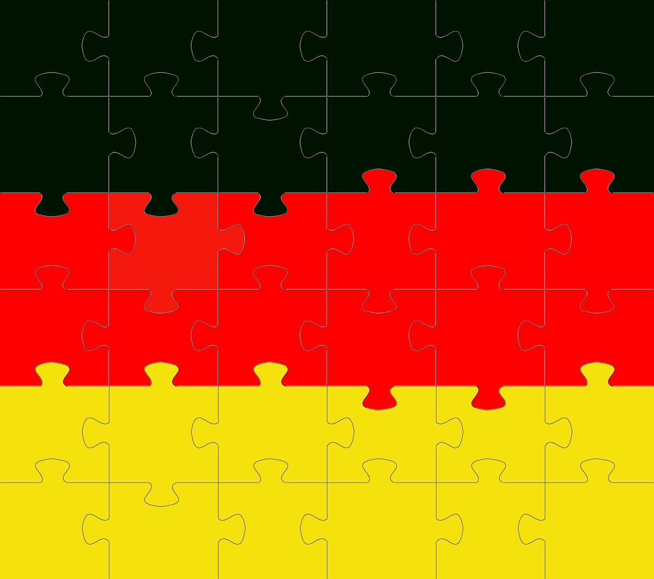 germany flag puzzle free photo