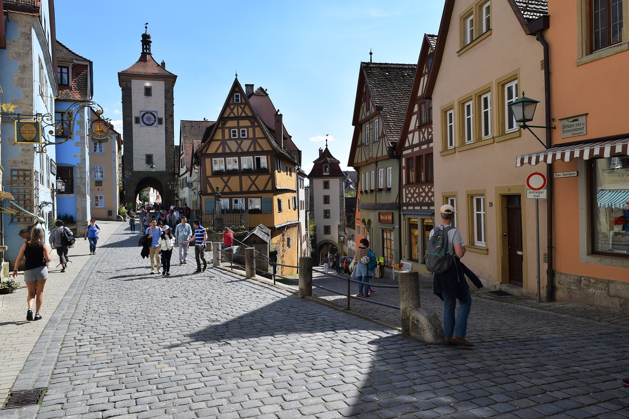 germany rothenburg fortified village free photo