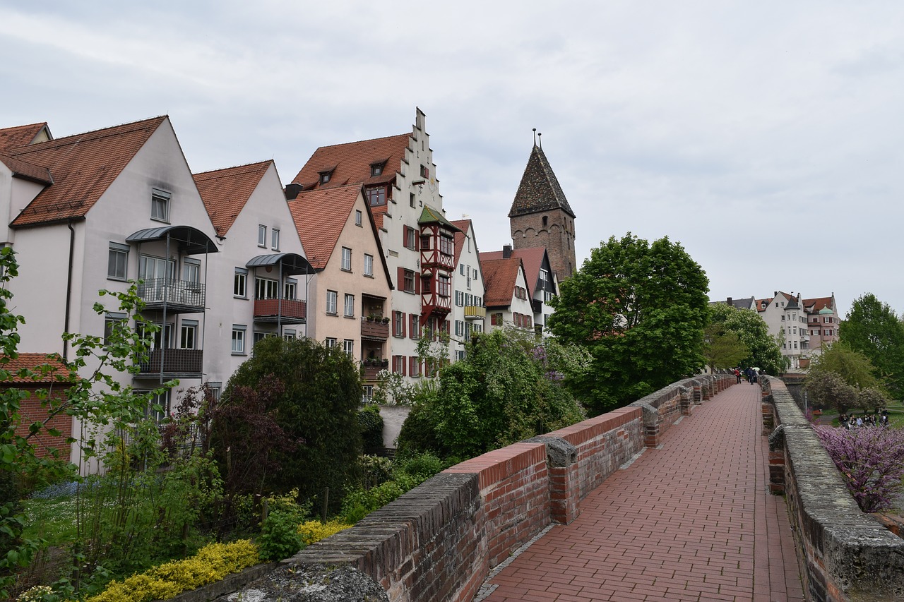 germany walled town rampart free photo
